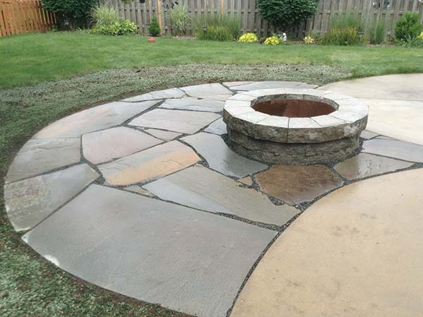 wood fire pit