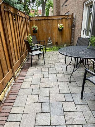 patio with furniture